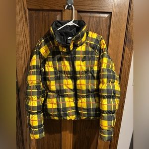 Nike Puffer - Yellow Plaid